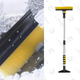 Extendable Ice Scraper and Snow Brush with Foam Grip | $13 | Daily Steals | Promo code KJSNOWSCPR